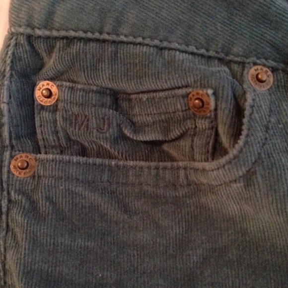MARC JACOBS Teal Crop Corduroy Pants - Picture 4 of 4